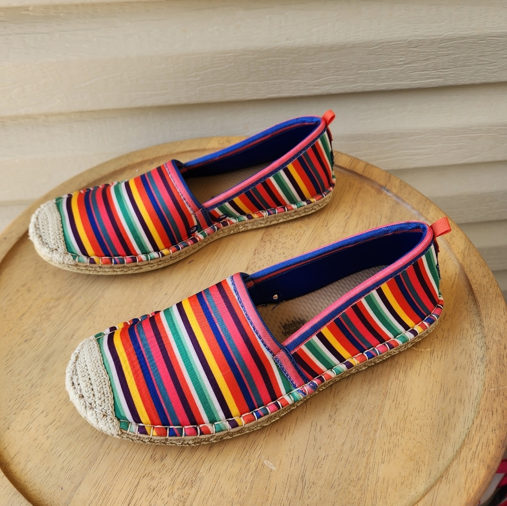 Sea Star women's Candy multicolor striped espadriles flats